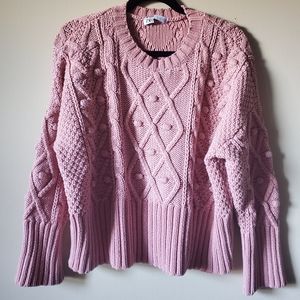 Zara chunky knit oversized sweater size M